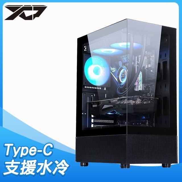  【南紡購物中心】 XCP XC-30 PLUS 全景玻璃透側 ATX電競機殼《黑》