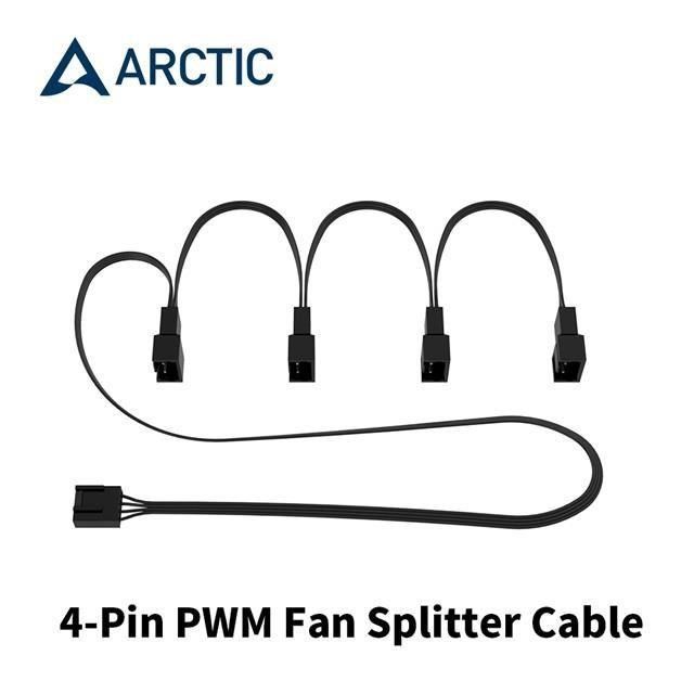 ARCTIC ARCTIC_<br />4-Pin PWM一對四風扇分接延長線