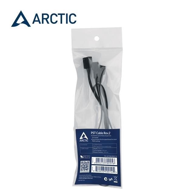 ARCTIC ARCTIC_<br />4-Pin PWM一對四風扇分接延長線