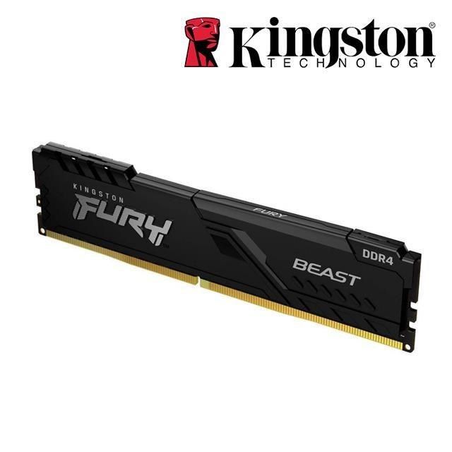 Kingston 金士頓 【南紡購物中心】  FURY Beast DDR4 3200 8GB 桌上型超頻記憶體