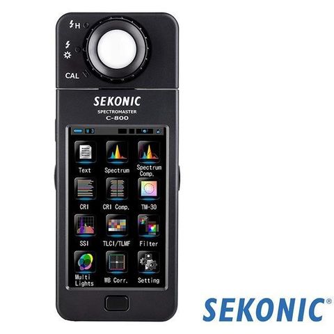 【南紡購物中心】 SEKONIC C-800 數位光譜儀 色溫表-公司貨