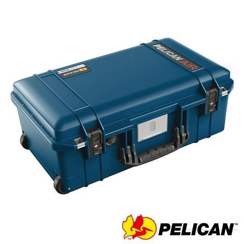 【南紡購物中心】 PELICAN 1535TRVL Air 輪座拉桿超輕氣密箱-(藍)