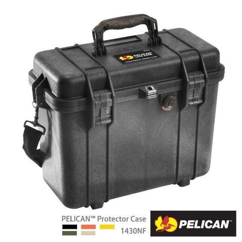 【南紡購物中心】 PELICAN 1430 氣密箱-含泡棉(黑)