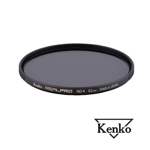 Kenko 【南紡購物中心】  REALPRO MC ND4 62mm 防潑水多層鍍膜減光鏡 正成公司貨