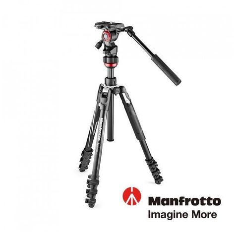 Manfrotto 曼富圖 【南紡購物中心】  Befree Live 三腳架 扳扣套組 MVKBFRL-LIVE 公司貨