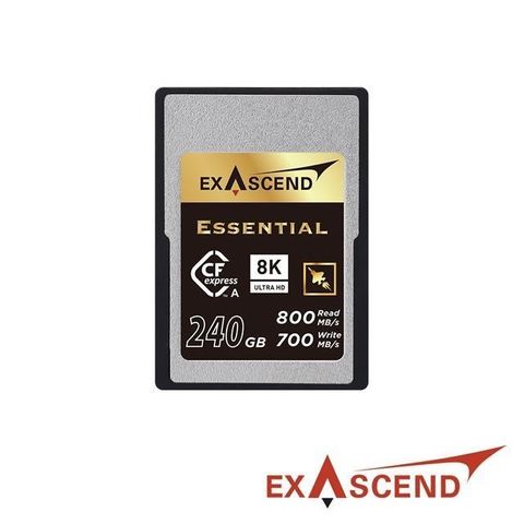 Exascend 憶昇 【南紡購物中心】  CFexpress Type A 高速記憶卡 240GB 公司貨