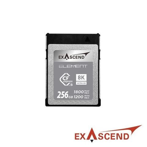 【南紡購物中心】 Exascend Element CFexpress Type B 高速記憶卡 256GB 公司貨