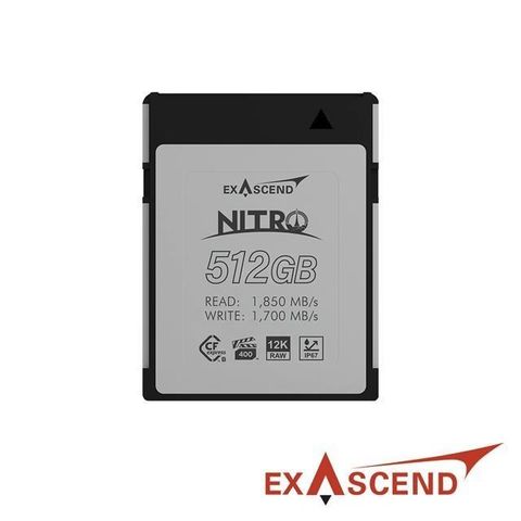 Exascend 憶昇 【南紡購物中心】  Nitro CFexpress Type B 高速記憶卡 512GB 公司貨