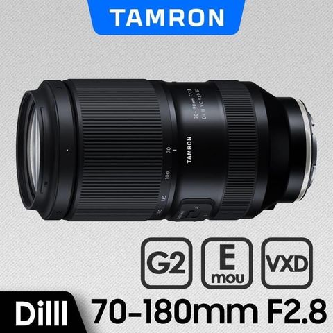 【南紡購物中心】 TAMRON 70-180mm F/2.8 Di III VC VXD G2 (Model A065) Sony E-mount 俊毅公司貨
