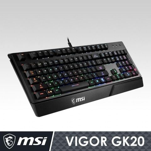 MSI 微星 Vigor GK20 電競鍵盤