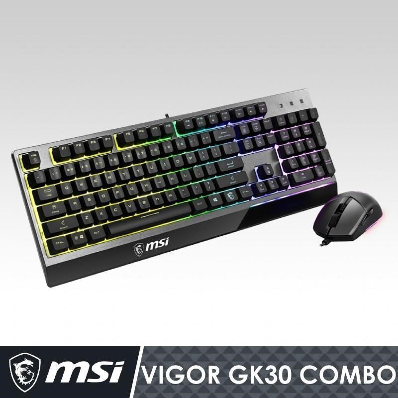 MSI 微星 Vigor GK30 Combo電競鍵盤滑鼠組