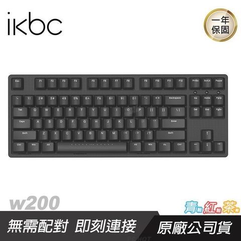 【南紡購物中心】IKBC ► Typeman w200 無線機械式鍵盤⭐️黑色版 英文⭐️
