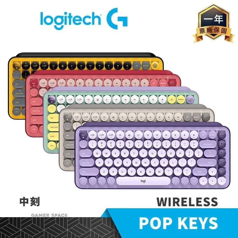 Logitech 羅技 【南紡購物中心】   POP KEYS 無線機械式鍵盤 中刻 藍牙