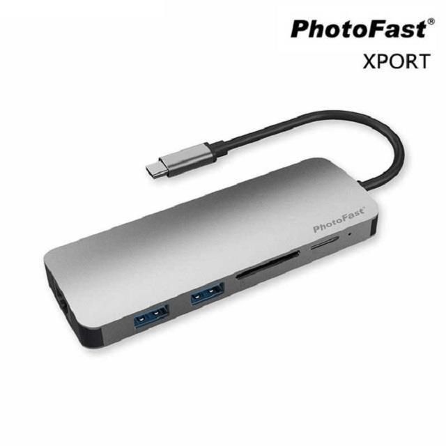 PhotoFast 【南紡購物中心】   XPORT 太空灰 10in1 HUB 100W PD快速充電 集線器 