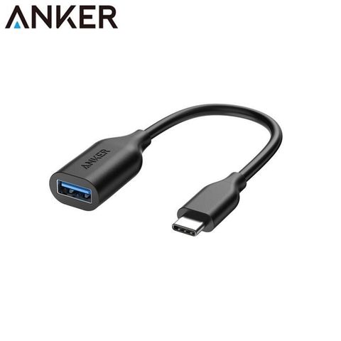 【南紡購物中心】 美國Anker手機轉接線USB-C轉USB3.0手機OTG轉接頭手機轉USB蘋果Macbook PRO Thunderbolt 3轉接頭A8165011