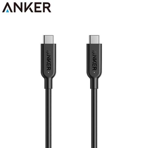 【南紡購物中心】 (90公分)Anker PowerLine II充電傳輸線USB-C轉USB-C同步線TYPE-C對TYPE-C快充線Macbook充電線0.9公尺90cm安卓充電線A8485011