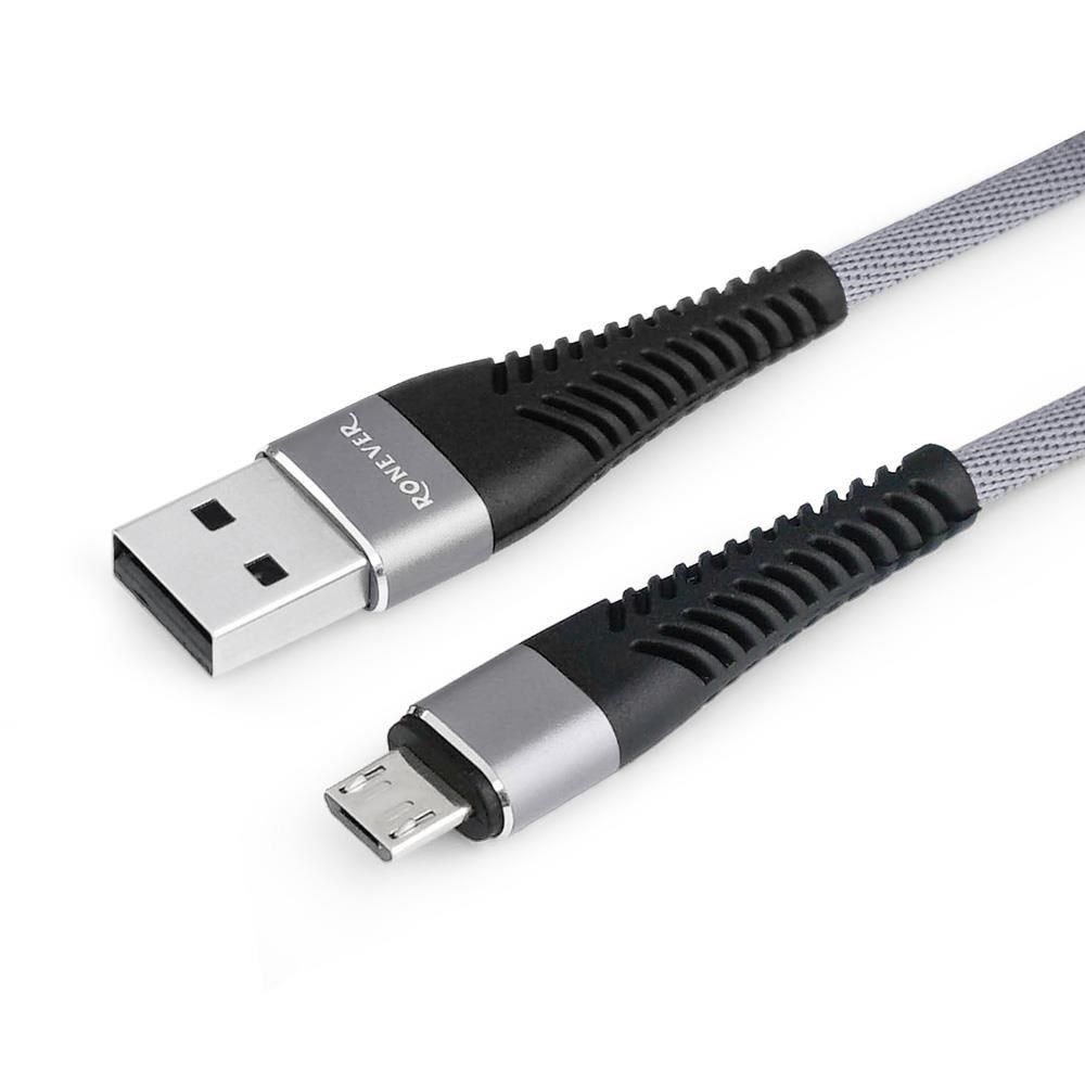 RONEVER 【南紡購物中心】 Micro USB 鋁合金耐彎折充電線100cm-(VPC138)