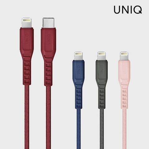 UNI-Q 【南紡購物中心】  USB-C to Lightning Flex PD快充MFI認證傳輸充電線