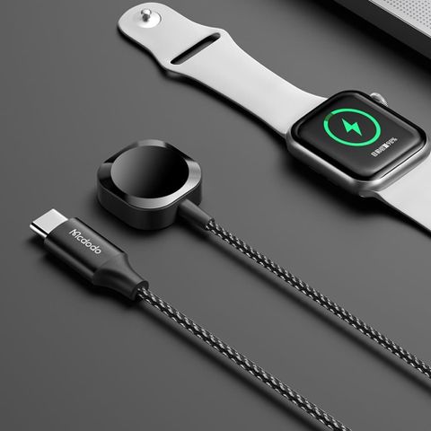 【南紡購物中心】 【Mcdodo】USB-C TO Apple Watch 2/3/4/5/6/7/8 磁吸充電器充電線連接線 酷智 1.5M 麥多多
