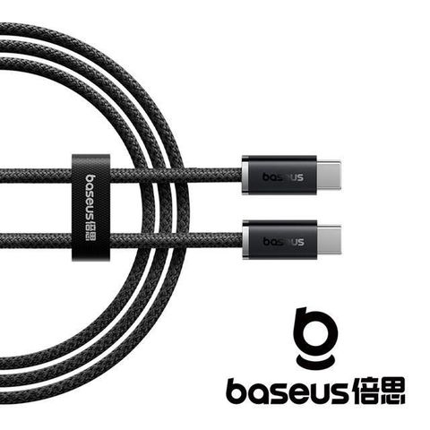 Baseus 倍思 【南紡購物中心】   靈動3 Type C to C 100W 1M 快充數據線 黑色