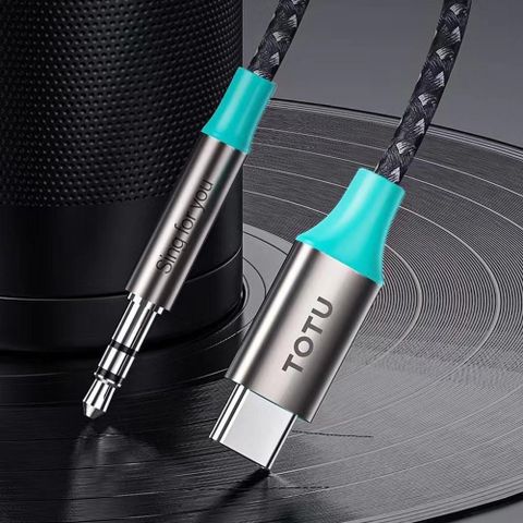 【TOTU】Type-C轉3.5mm轉接頭AUX轉接線音頻轉接器 AD-8系列 1M 拓途