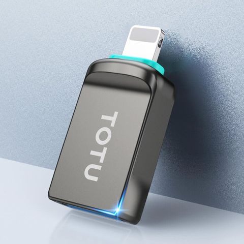 【南紡購物中心】 【TOTU】USB3.0 轉 Lightning/iPhone轉接頭轉接器轉接線 OTG 充電傳輸 OT-2系列 拓途