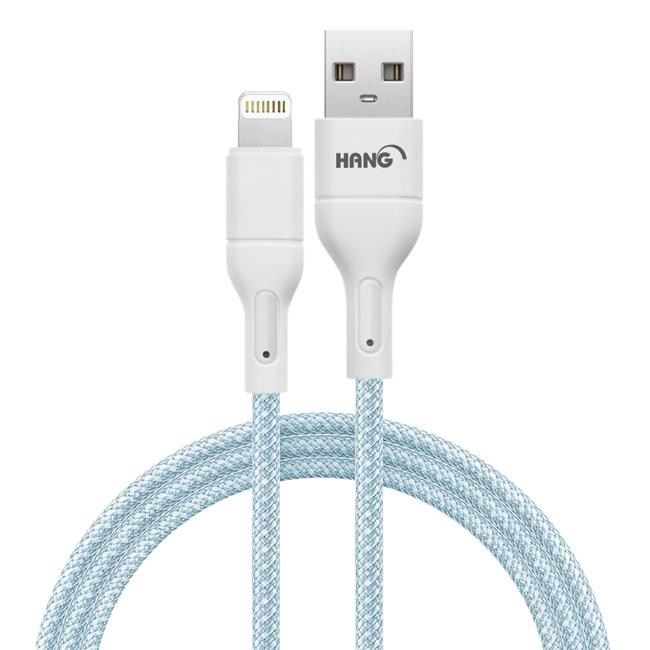  35W Gan氮化鎵Type-C(PD)+USB快充白+高密編織 Lightning USB 快充線1M