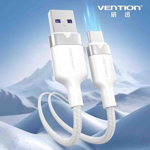 Vention 威迅 CTO系列 USB2.0 to Type-C 6A快充傳輸線-鋁合金款 1M