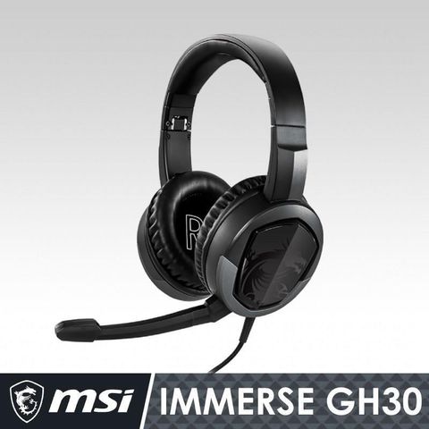 【南紡購物中心】MSI微星 Immerse GH30 V2 耳罩式電競耳機