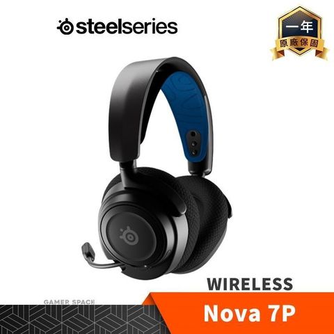 【南紡購物中心】 Steelseries 賽睿 Arctis Nova 7P Wireless 無線電競耳機 PS4/5