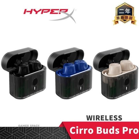 【南紡購物中心】HyperX Cirro Buds Pro  真無線入耳式耳機 藍牙【黑/藍/白色】