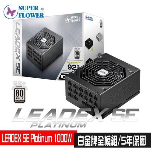 【南紡購物中心】 振華Leadex platinum 1000W SE 電源供應器