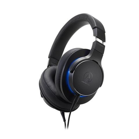 audio-technica 鐵三角 【南紡購物中心】 日本 ATH-MSR7B 便攜型 高解析耳罩式耳機 音樂發燒友 適合長時間佩戴