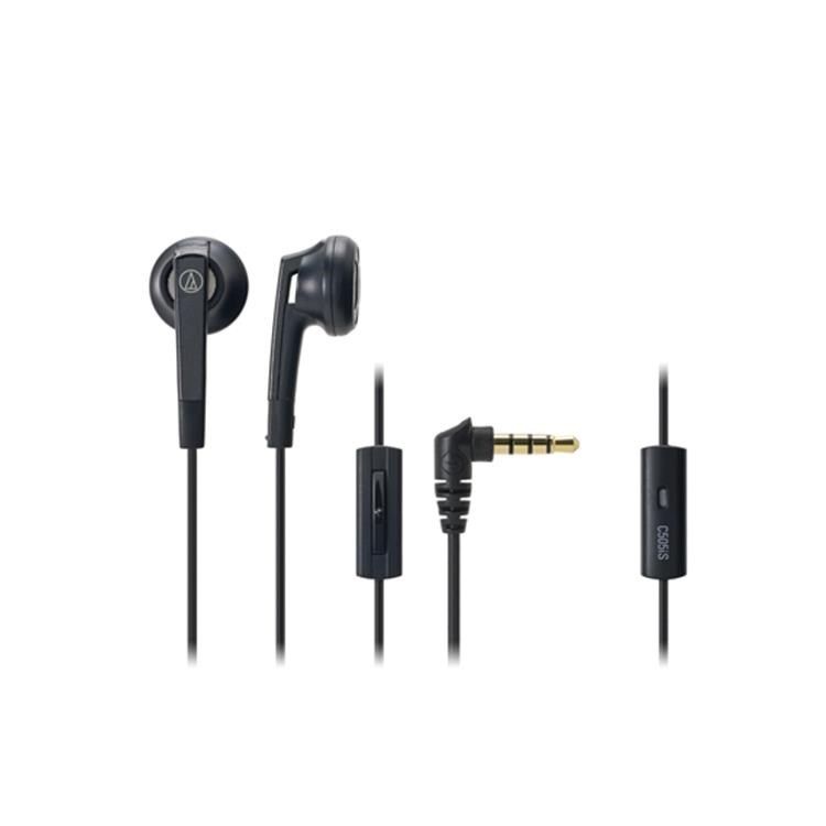 audio-technica 鐵三角 【南紡購物中心】 日本低音域再生耳塞式耳機耳麥ATH-C505iS智慧型手機線控耳機迷你耳塞耳機