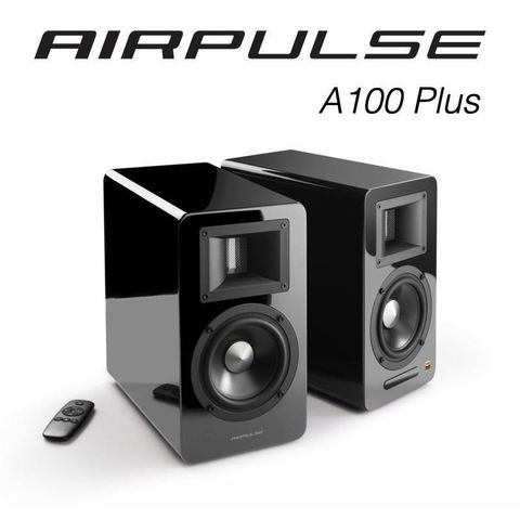 【南紡購物中心】 EDIFEIR AIRPULSE 主動式喇叭 A100 Plus (黑色)