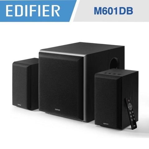 【南紡購物中心】 EDIFIER M601DB 無線重低音2.1多媒體藍牙喇叭