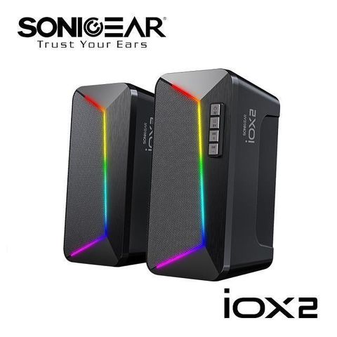 【南紡購物中心】 【SonicGear】iOX2_USB 2.0聲道幻彩藍牙多媒體音箱