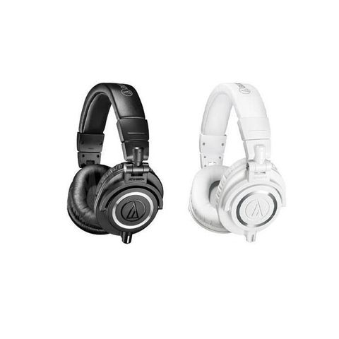 audio-technica 鐵三角 【南紡購物中心】  ATH-M50X 耳機 高音質錄音室專業型監聽耳機 耳罩式 可折疊 錄音室耳機