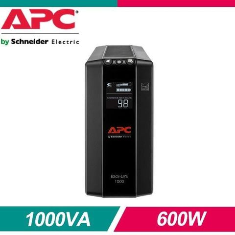 【南紡購物中心】 APC 1000VA UPS Pro BX 在線互動式不斷電系統 (BX1000M-TW)