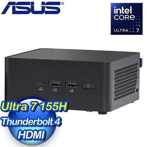 ASUS 華碩 NUC 14 PRO Ultra 7 155H NUC Kit 準系統(RNUC14RVHU700009I)