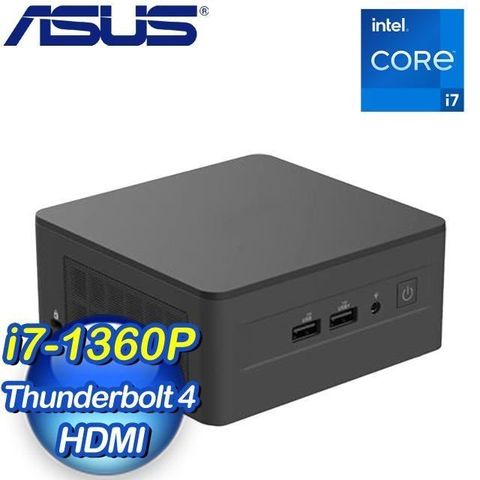 ASUS 華碩 NUC 13 PRO i7-1360P迷你電腦(RNUC13ANHI700009I)