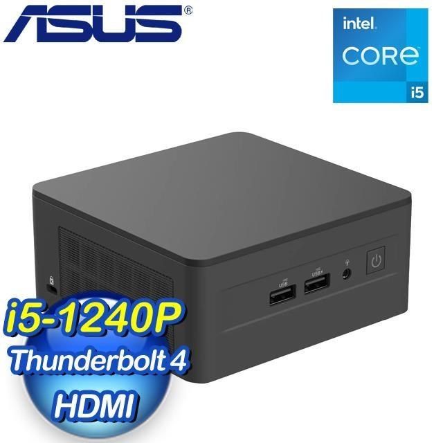 ASUS 華碩 NUC 12 PRO i5-1240P迷你電腦(RNUC12WSHI500009I)