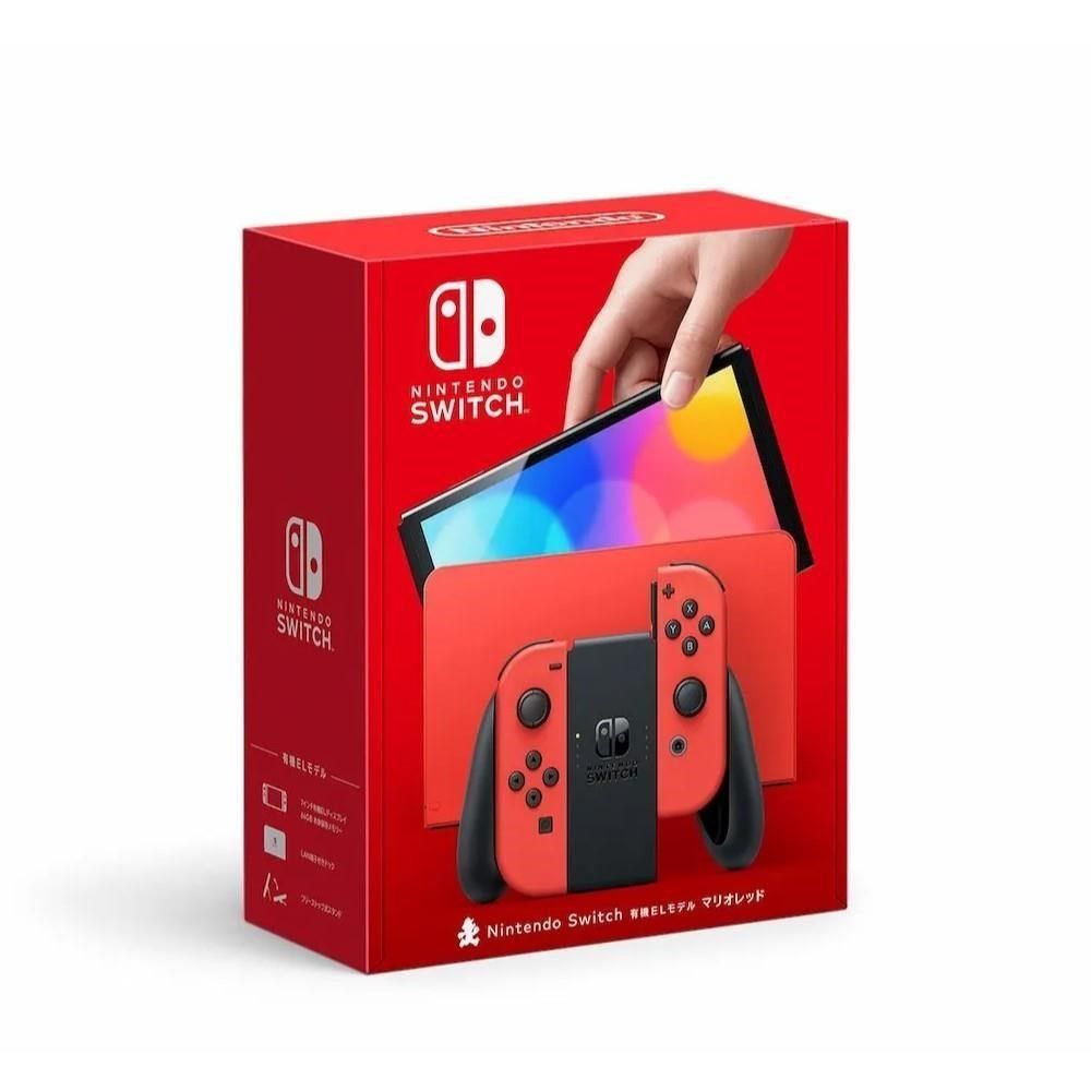 任天堂NS Switch 瑪利歐亮麗紅OLED 主機台灣公司貨- PChome 24h購物