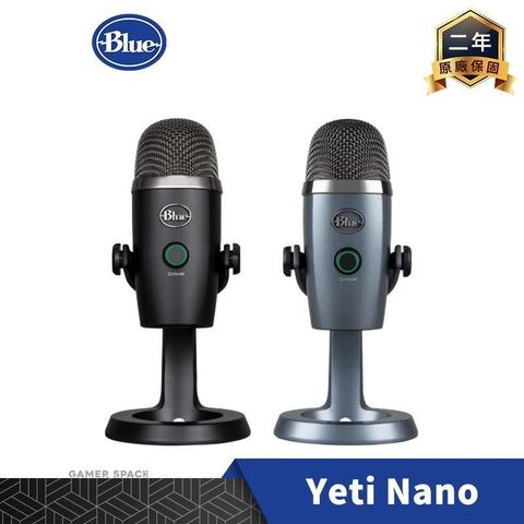 【南紡購物中心】 Blue Yeti Nano USB 小雪怪 專業麥克風【黑色/灰色】