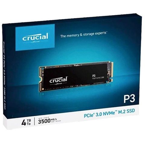 Crucial P3 4TB 4T NVMe PCIe M.2 SSD 3500MB/s 美光固態硬碟