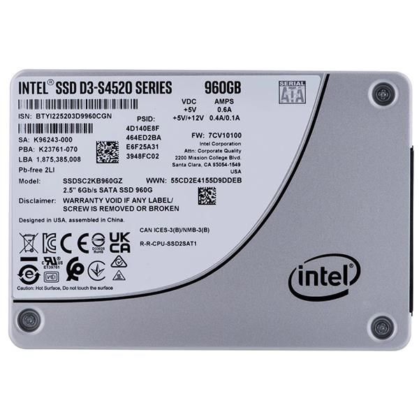 Intel D3-S4520 960GB 960G 2.5