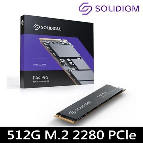 【南紡購物中心】 Solidigm P44 Pro系列 512G M.2 2280 PCI-E 固態硬碟