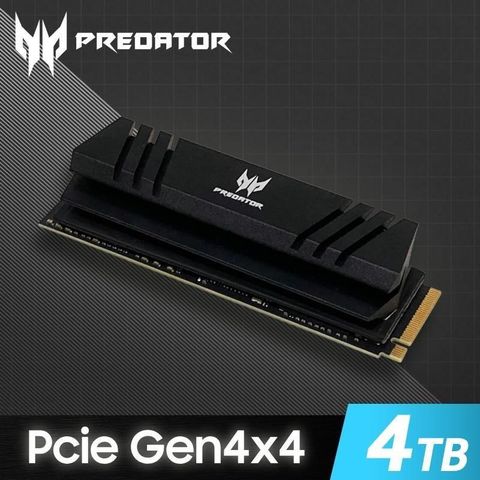 【南紡購物中心】Acer Predator GM7000 4TB M.2 2280 PCIe Gen4x4 SSD固態硬碟(含散熱片) (美光顆粒)