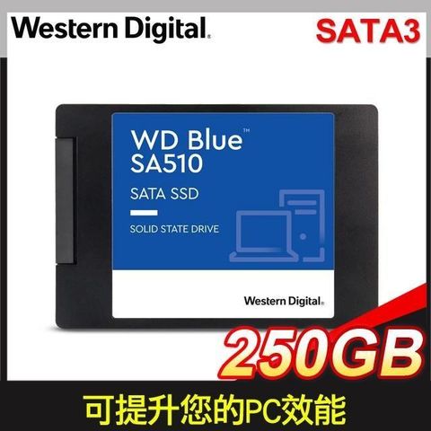 WD 威騰 【南紡購物中心】   藍標 SA510 250GB 2.5吋SATA SSD固態硬碟