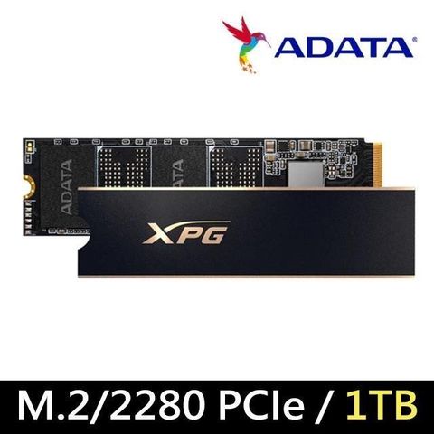 ADATA威剛 XPG GAMMIX S60 Pro 1TB PCIe 4.0 Gen4x4 M.2 固態硬碟(黑)